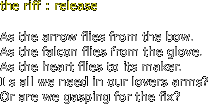 the riff : release
