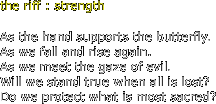the riff : strength