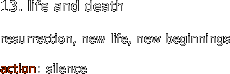 13. life and death