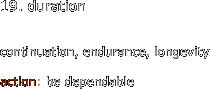 19. duration