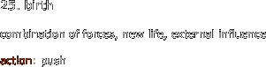 25. birth