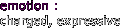 emotion :