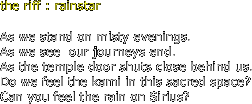 the riff : rainstar