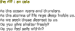the riff : an cala