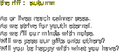 the riff :  autumn